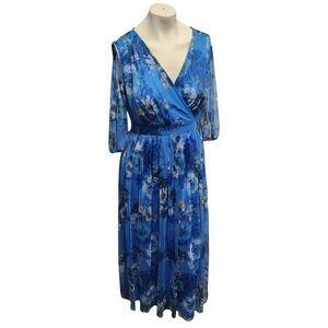 Candalite Petite Maxi Dress Women Size Petite Medium Sheer Ethereal Fairy Modest